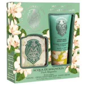 La Florentina Giftbox Acqua Magnolia Sapone 106 g + Crema Mani 75ml