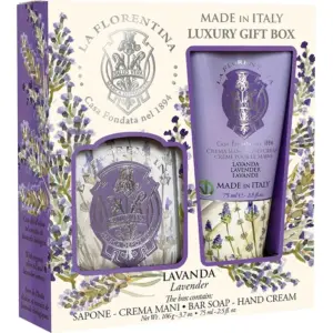 La Florentina Giftbox Lavanda Sapone 106g + Crema Mani 75 ml