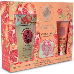 La Florentina Giftbox Melograno Sapone 106g +Cr.Mani 75ml + Shower Gel 200ml