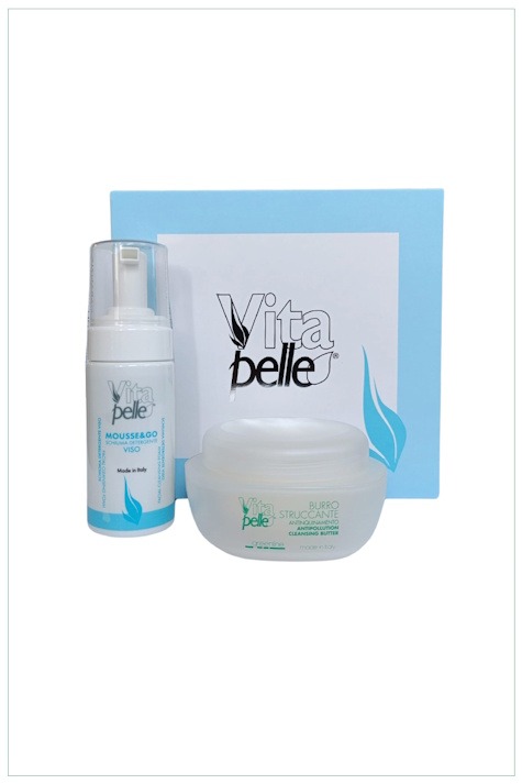 Vita Pelle Kit Doppia Detersione Mousse & Go 100ml e Burro Struccante 125ml