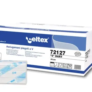 Celtex 72127 Asciugamano A 'V' Dart Pura Cellulosa 40X200 pz