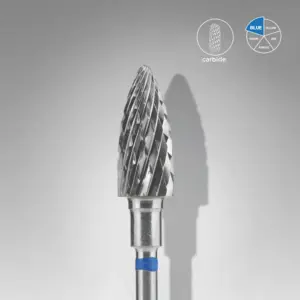 Staleks Expert Fresa Carburo Pigna Blu Ø 6mm (14mm)