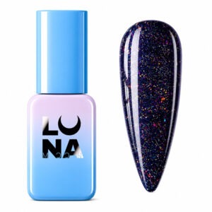 LunaMoon Gel Semipermanente Color Reflection 13ml - 213 Blu Notte Glitter