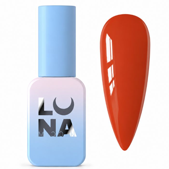 Lunamoon Smalto Semipermanente 144 8ml - Rosso Arancio Neon