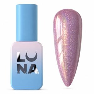Lunamoon Smalto Semipermanente 201 8ml - Rosa Opale Glitter