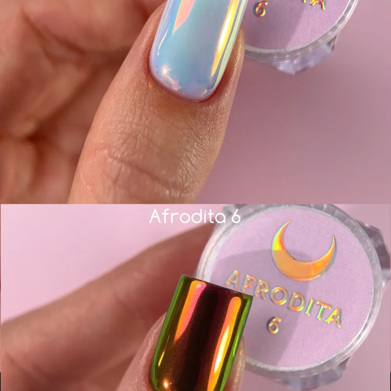 Lunamoon Afrodita Nail Powder Set 6pcs
