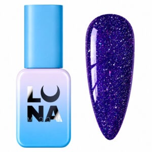 Lunamoon Smalto Semipermanente Reflection 8 ml - 223 Royal Violet Glitter