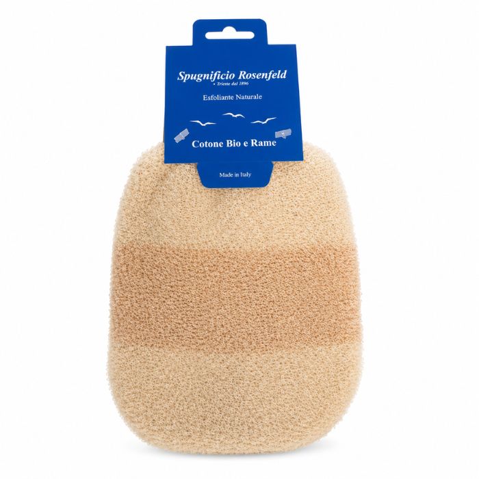 Rosenfeld Guanto Esfoliante Naturale In Cotone Bio E Rame