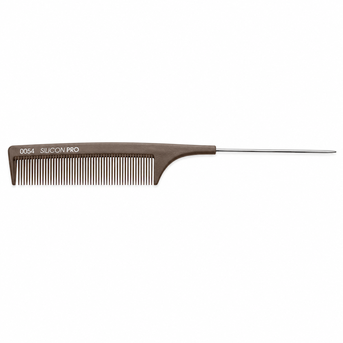 Haircare Pettine In Silicone Coda Metallo